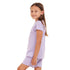 Girls summer pajama set Purple t-shirt +shorts